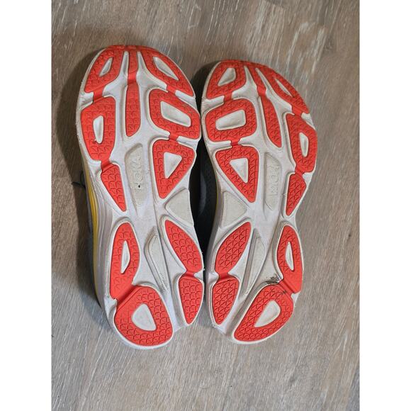 HOKA Bondi 8 Men’s Size 12 – Gray/Yellow – Great Condition